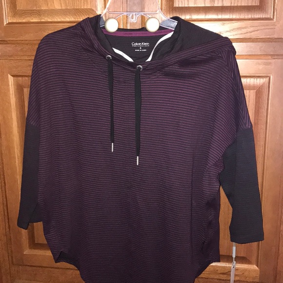 Calvin Klein Tops - Calvin Klein Performance Hoodie Shirt New Small